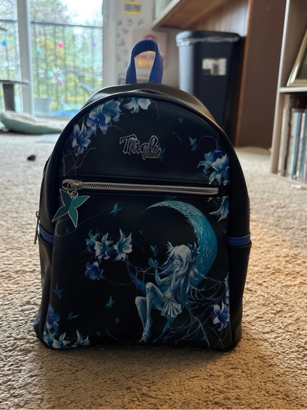 Fairies By Trick Blue Fairy Moon Mini Backpack